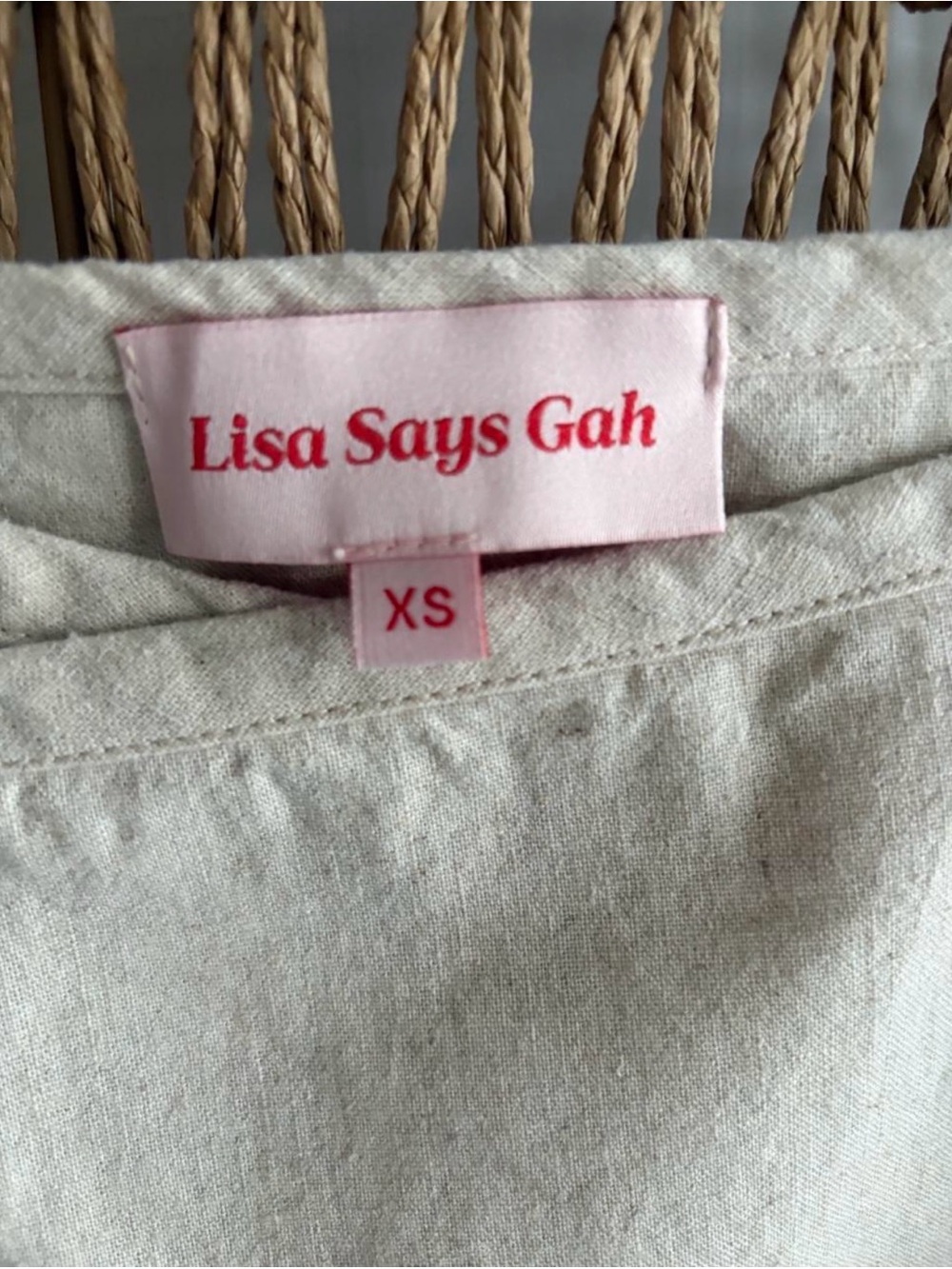 Lisa Says Gah Natural Wrap Midi Skirt - Picture 5 of 6